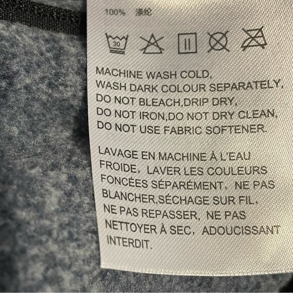 Little Donkey Andy Reversible Black Grey Fleece Vest XS‎ NWT - Picture 10 of 13